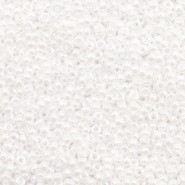 Miyuki rocailles Perlen 15/0 - Ceylon white pearl 15-420
